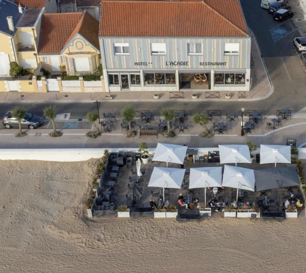 Acadie Saint Victor - Hotel Restaurant - Face Mer - Chatelaillon Plage Esterno foto